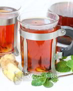 Чай с имбирем и корицей