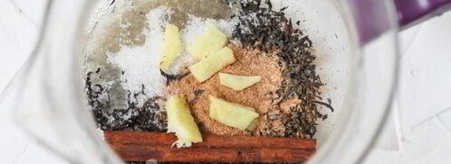 чай с имбирем и корицей. Шаг 6