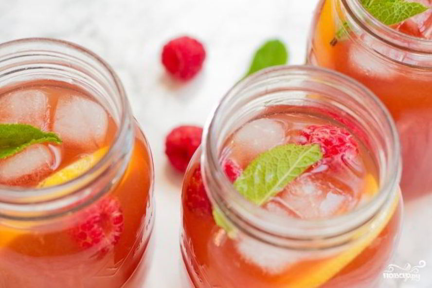 Рецепт чая с малиной и мелиссой