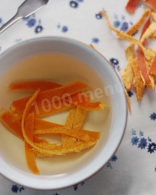 Чай с мандариновой кожурой