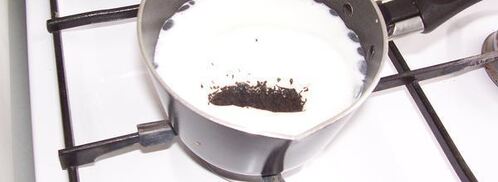 чай с молоком нежное облако. Шаг 3