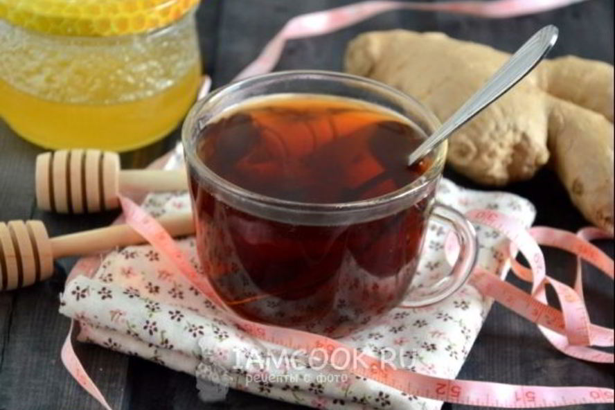 Рецепт имбирного чая для похудения