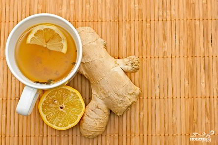 Рецепт имбирного чая с лимоном