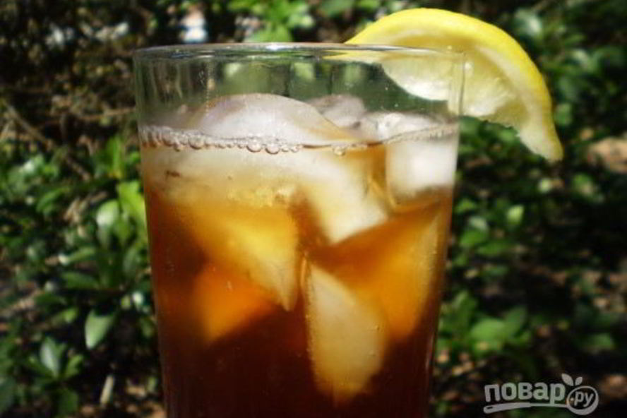 Рецепт холодного чая с лимоном