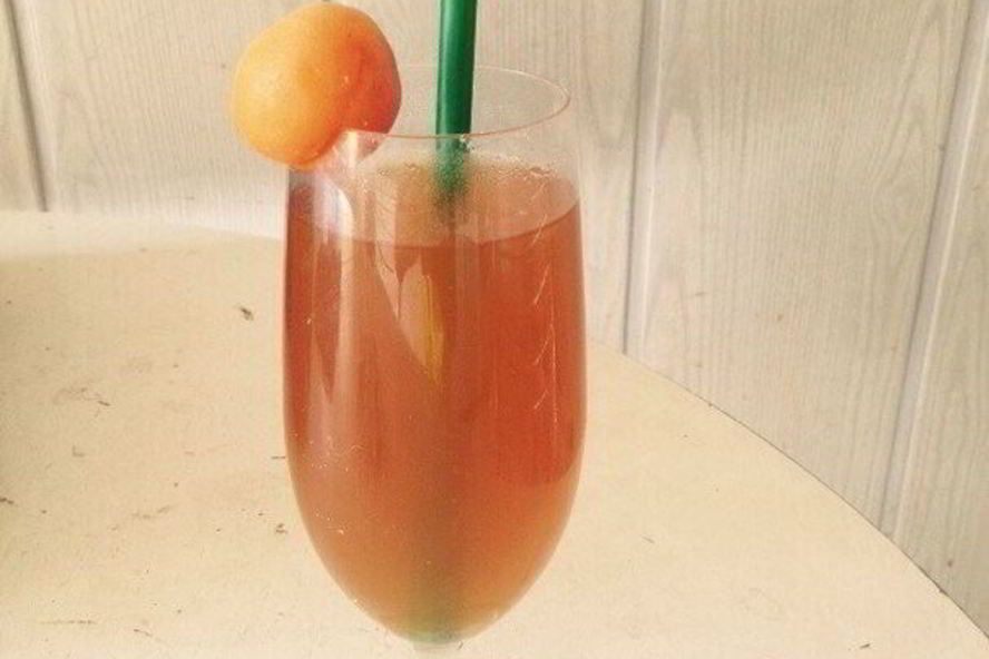 Рецепт холодного персикового чая