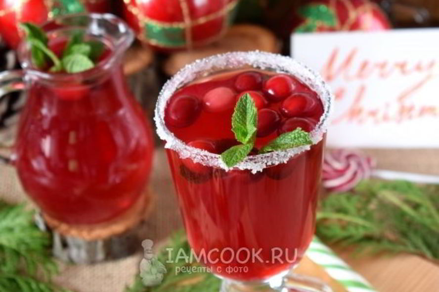 Рецепт клюквенного чая