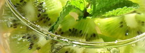 мятное желе из зеленого чая с киви. Шаг 2