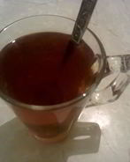 Мятный чай с малиной