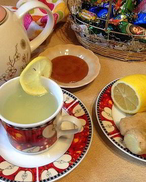 Полезный имбирный чай