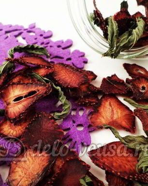 Сушеная клубника на чай