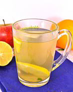 Яблочно-цитрусовый чай с мятой