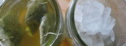 зеленый чай с мятой. Шаг 3