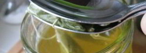 зеленый чай с мятой. Шаг 5