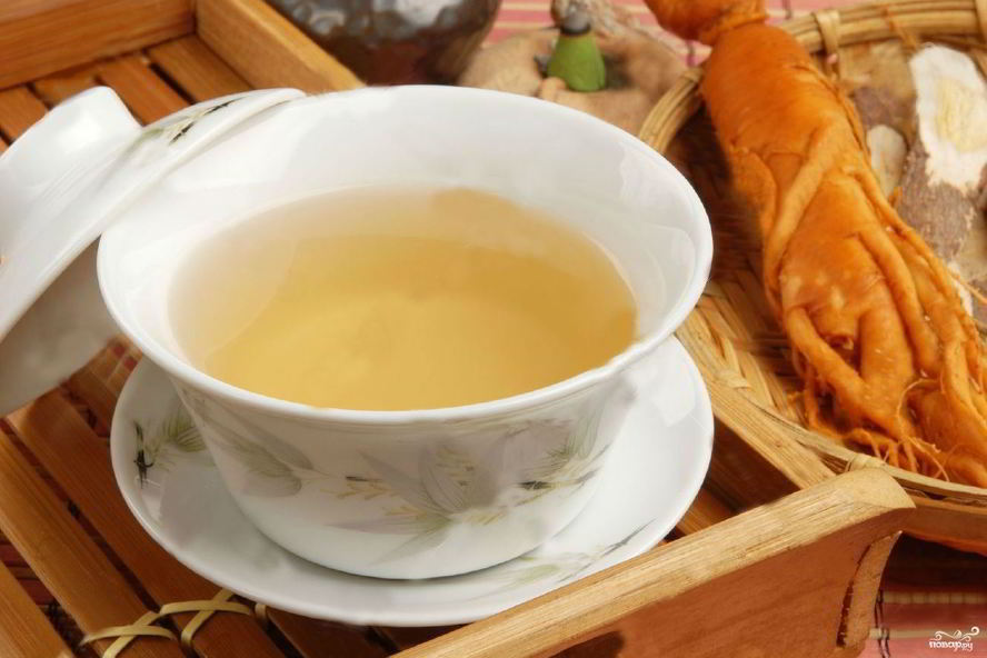 Рецепт зеленого чая с женьшенем
