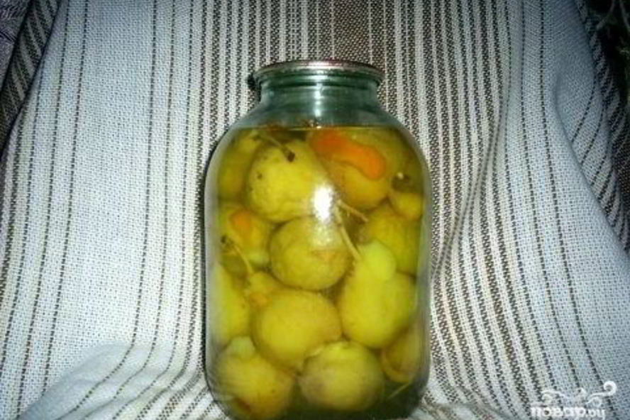 Рецепт груш в сахарном сиропе