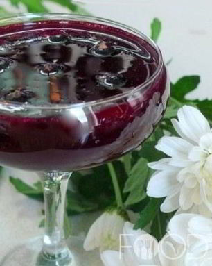 Кисель из черной смородины