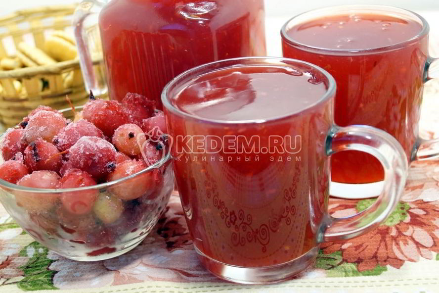 Рецепт киселя из ягод