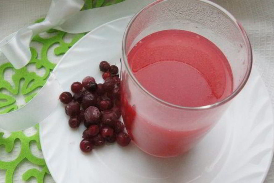 Рецепт клюквенного киселя