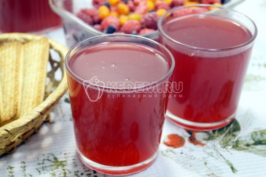 Рецепт ягодного киселя
