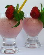 Клубничный коктейль