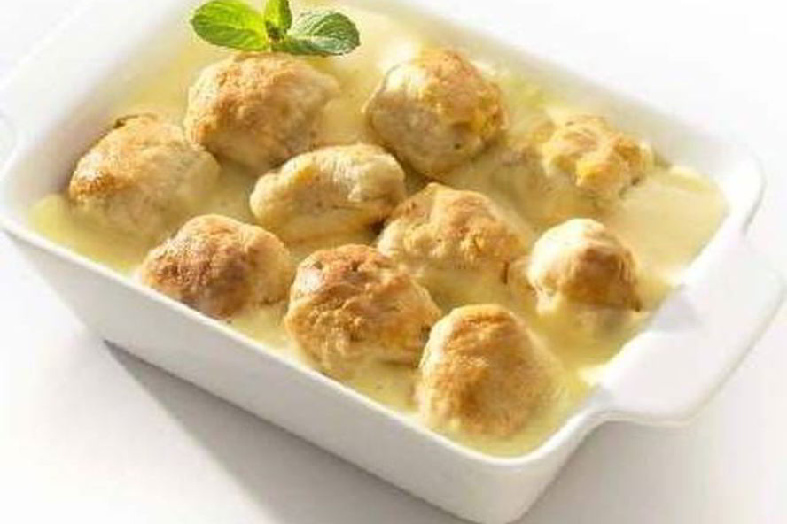 Рецепт булочек с начинкой и сабайон из кофе и корицы