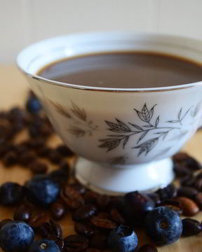 Черничный кофе