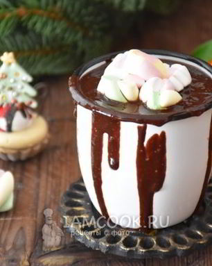 Горячий шоколад с кофе