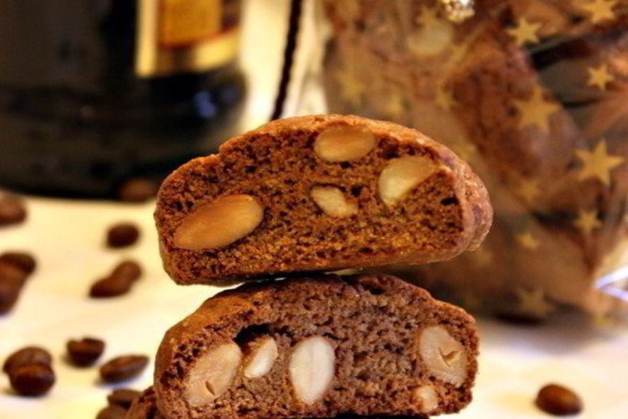 Рецепт кантуччей с эспрессо и марципаном