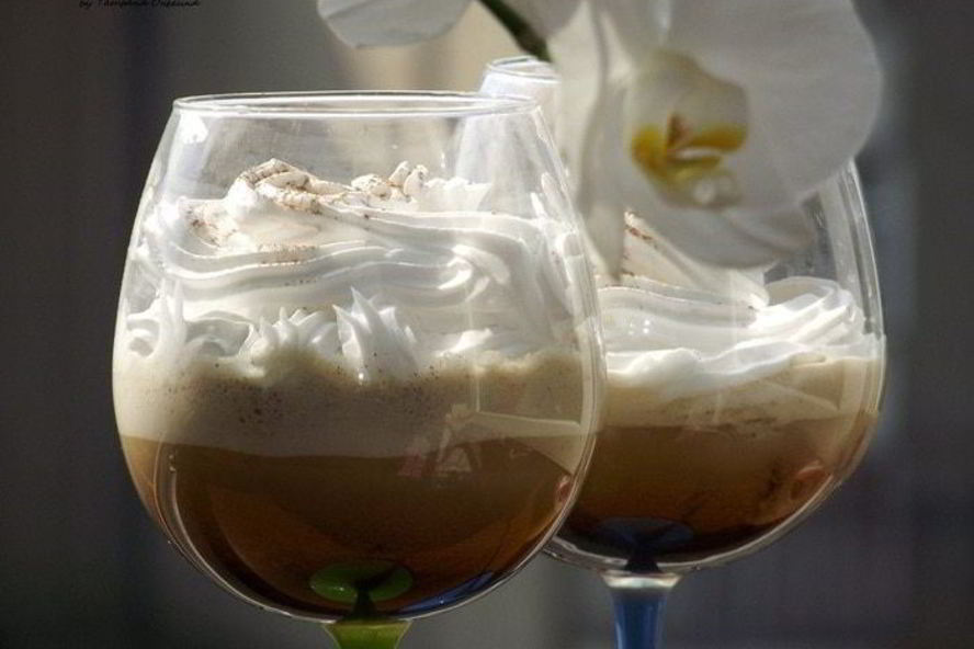 Рецепт кофе латте со льдом