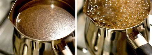 кофе латте со льдом. Шаг 2