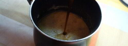 кофе с белым шоколадом и корицей. Шаг 4