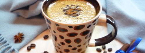 кофе с белым шоколадом и корицей. Шаг 5