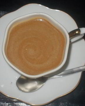 Кофе с белым шоколадом и лимоном