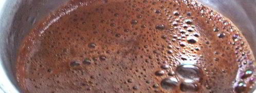 кофе с малиновыми сливками. Шаг 3