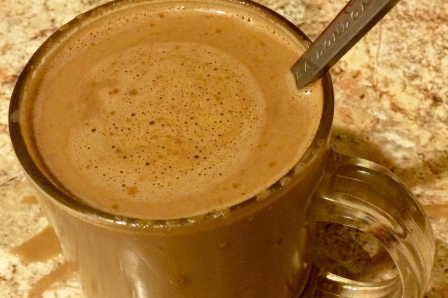 Рецепт кофе с шоколадом и сгущеным молоком