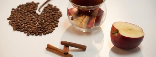 кофе с яблоком. Шаг 3