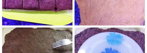 наполеон с горьким шоколадом, кофе и миндальной пастой. Шаг 7