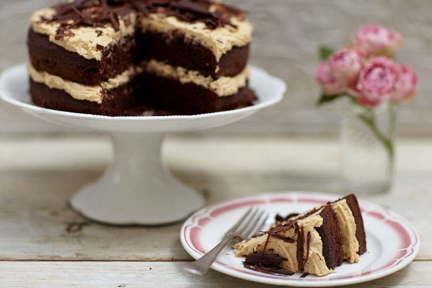 Рецепт пряного кофейно-шоколадного торта