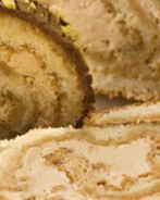 Рождественское полено с кофе