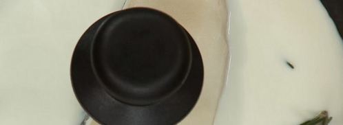 сибас в молоке с кофейным соусом капучино. Шаг 4