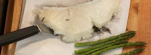 сибас в молоке с кофейным соусом капучино. Шаг 6