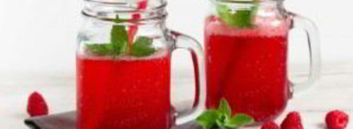 коктейль с шампанским и малиной. Шаг 4