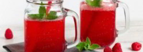 коктейль с шампанским и малиной. Шаг 5