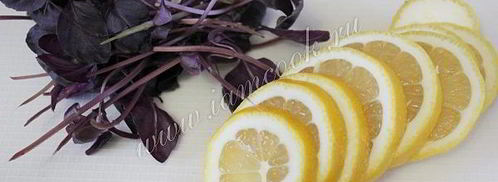 напиток лимонный с базиликом. Шаг 2