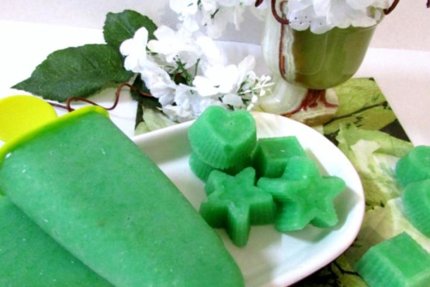 Рецепт огуречного льда с мятным сиропом