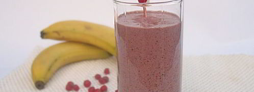 бананово-клюквенный смузи. Шаг 3