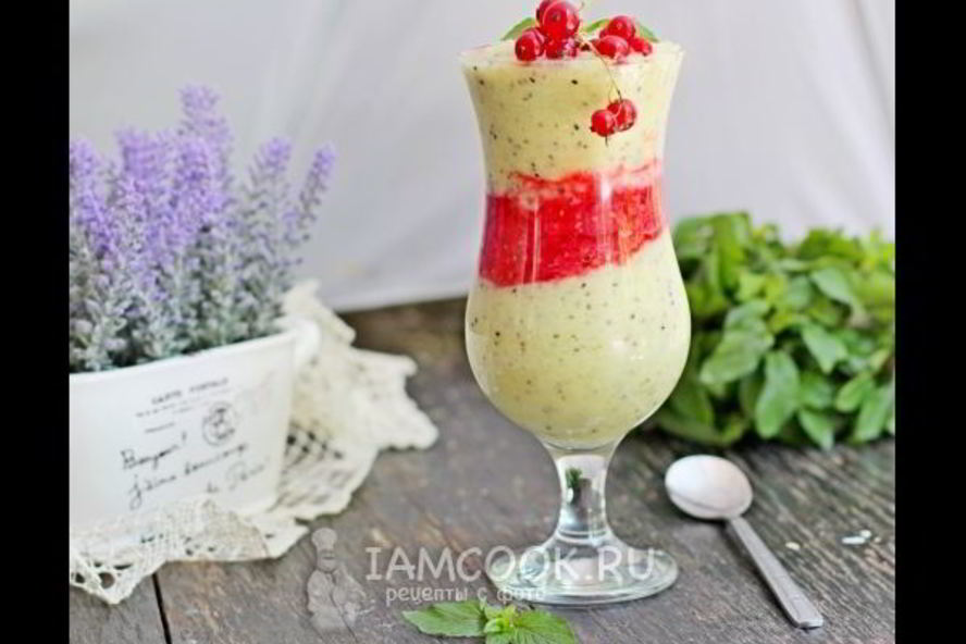 Рецепт фруктового смузи с семенами чиа