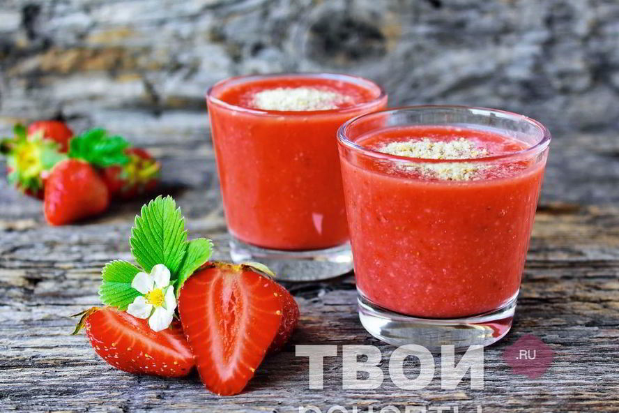 Рецепт клубничного смузи