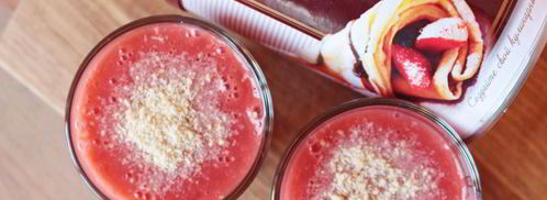 клубничный смузи. Шаг 5