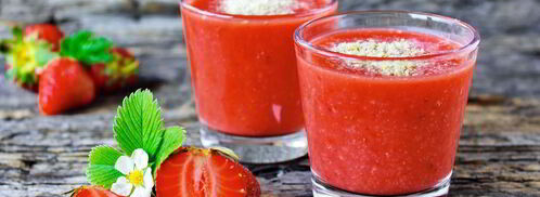 клубничный смузи. Шаг 6